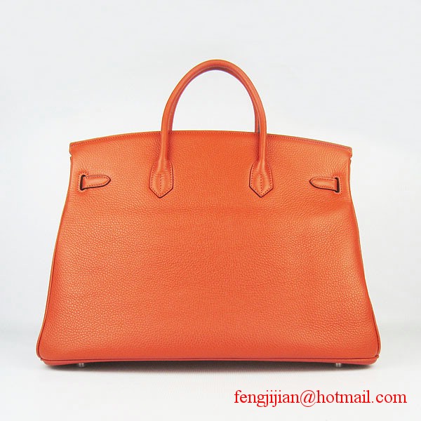 Hermes Birkin 40cm Togo Bag Orange 6099